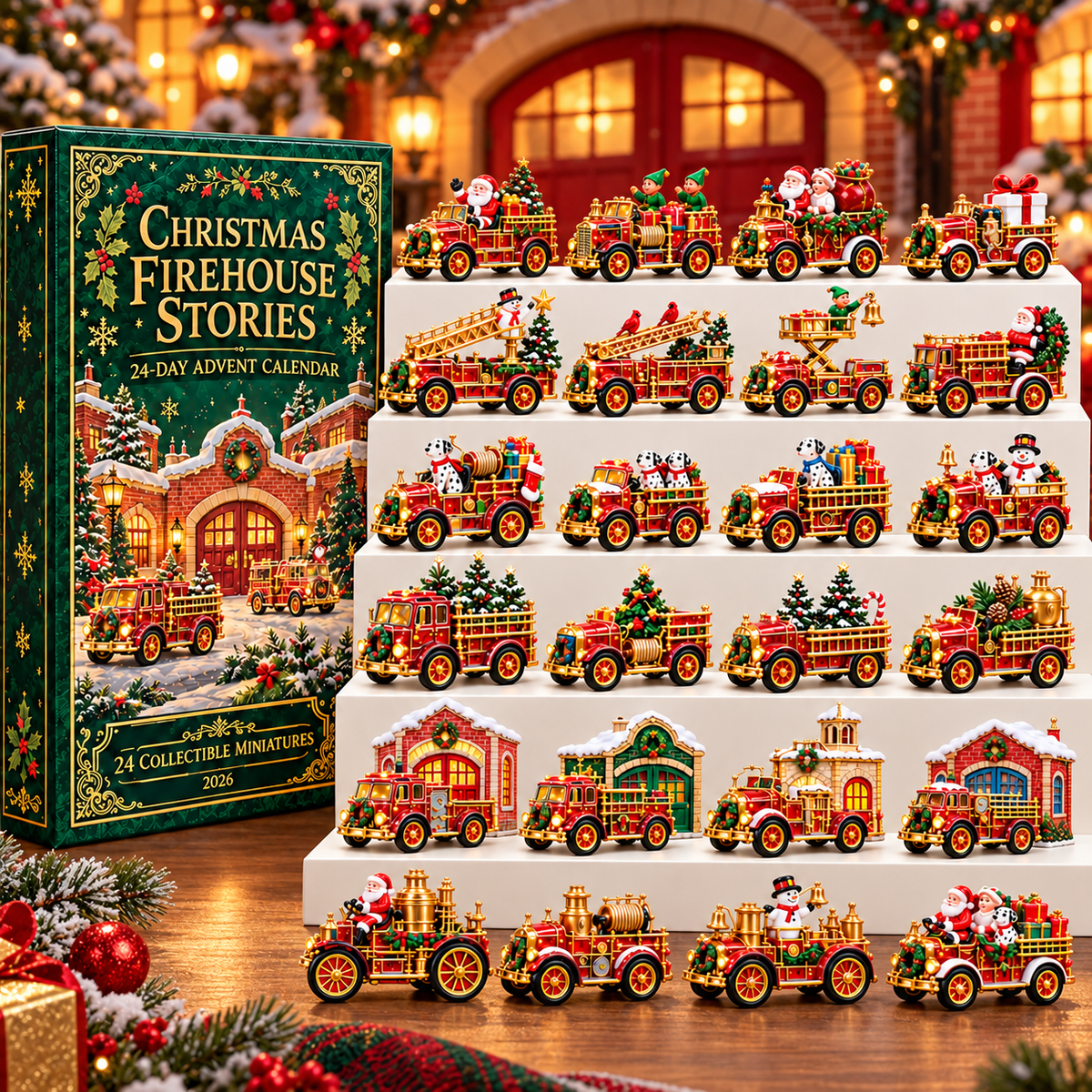 2026 Christmas Firehouse Town 24-Day Advent Calendar