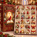 2026 Cardinal Jesus Cross 24-Day Advent Calendar – Faith-Inspired Christmas Countdown with 24 Collectible Miniatures