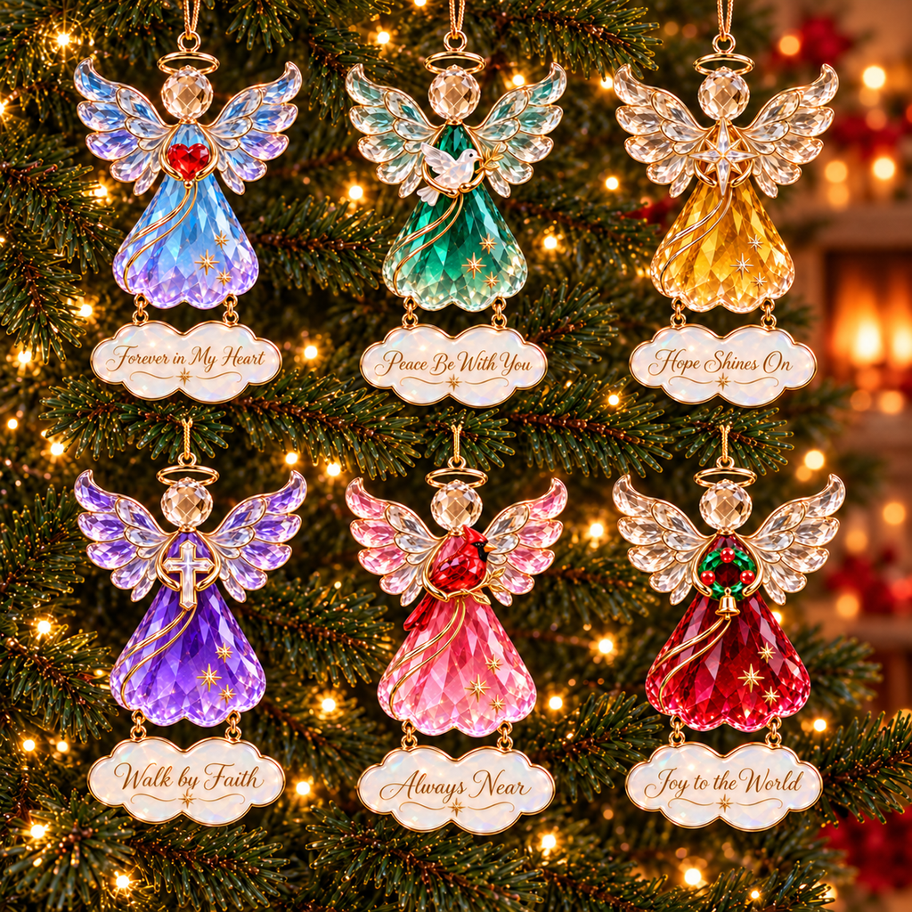 Heavenly Blessings Angel Christmas Ornaments – Keepsakes of Love, Faith & Remembrance