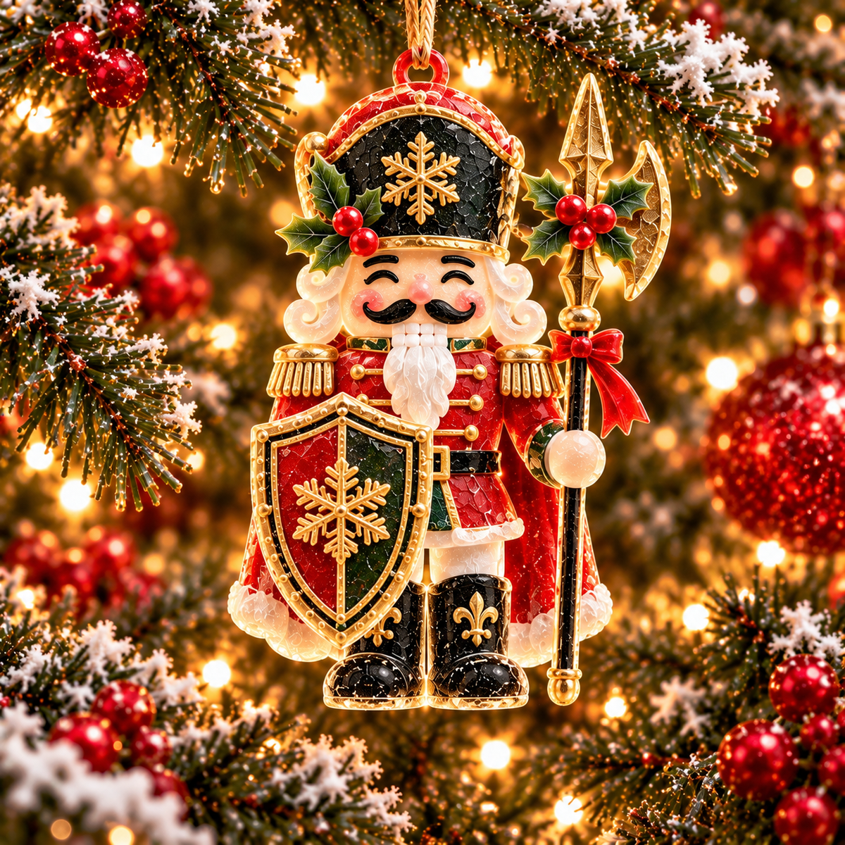 6-Piece Christmas Nutcracker Ornament Collection – Royal King, Toy Soldiers, Drummer & Cavalry Nutcracker Christmas Tree Decorations | Vintage Holiday Hanging Ornaments & Festive Keepsake Gifts