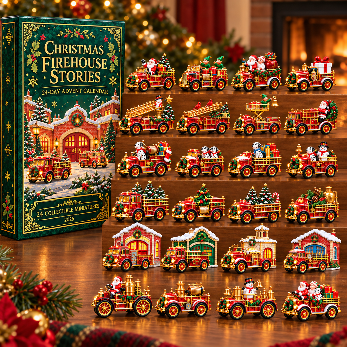 2026 Christmas Firehouse Town 24-Day Advent Calendar