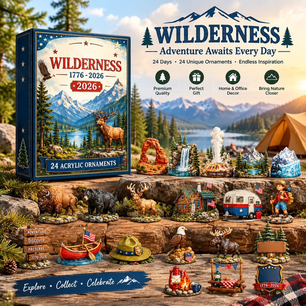 250 Years of American Wilderness Blind Box | 24Pcs Ornaments Advent Calendar