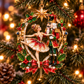 Santa & Mrs. Claus Christmas Adventures – 6-Piece Vintage Christmas Tree Ornament Collection | Nutcracker, Snowman & Holiday Train | A Heartwarming Christmas Keepsake Gift
