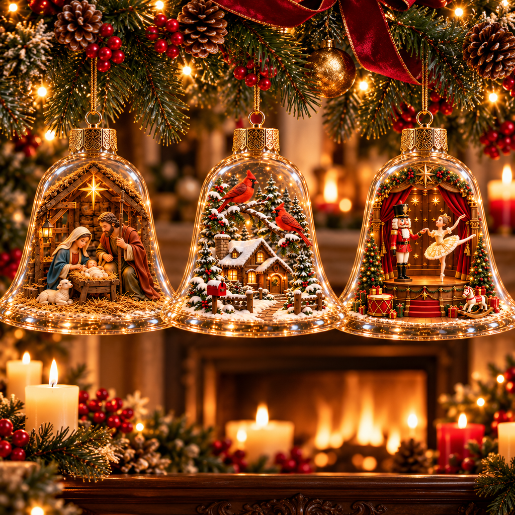 2026 Christmas Wonderland Bell Ornaments