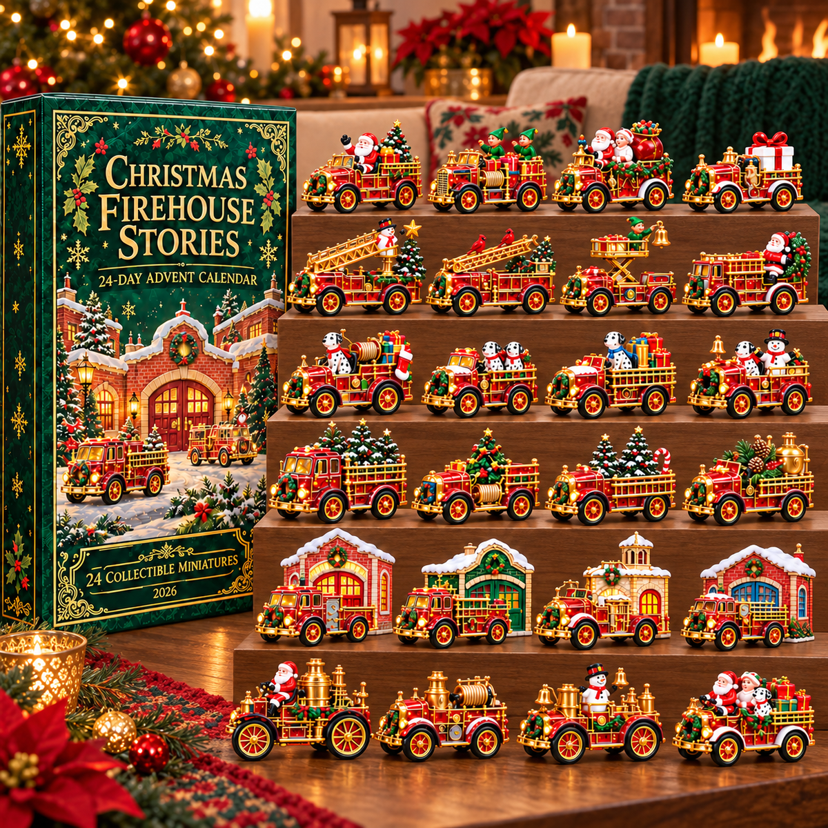 2026 Christmas Firehouse Town 24-Day Advent Calendar