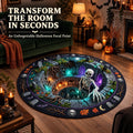 🔥Last Day - 49% OFF🔥3D Haunted Staircase Round Rug – Spooky Halloween Optical Illusion 👻