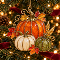 ✨ 2026 Thanksgiving Stained Glass Ornaments – Set of 6