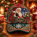 Vintage Christmas Holiday Baseball Cap Collection