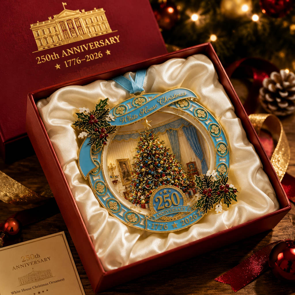250th Anniversary White House Christmas Tree Ornament – Limited Edition Collectible