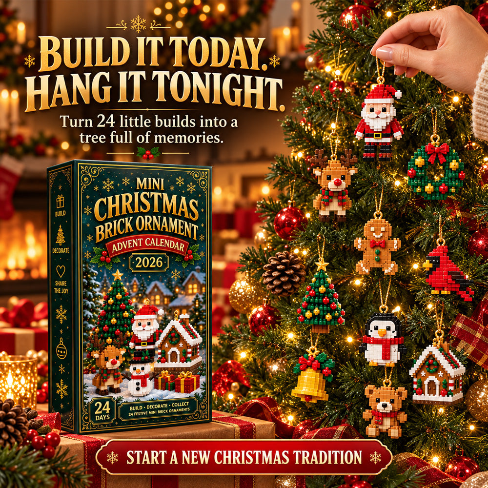 ⏳ 🎄 24-Day Mini Christmas Ornament Advent Calendar 🧱