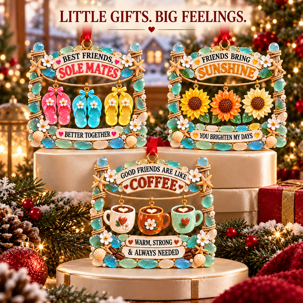 Friendship Christmas Ornaments – Funny & Heartfelt Keepsake Gifts for Best Friends