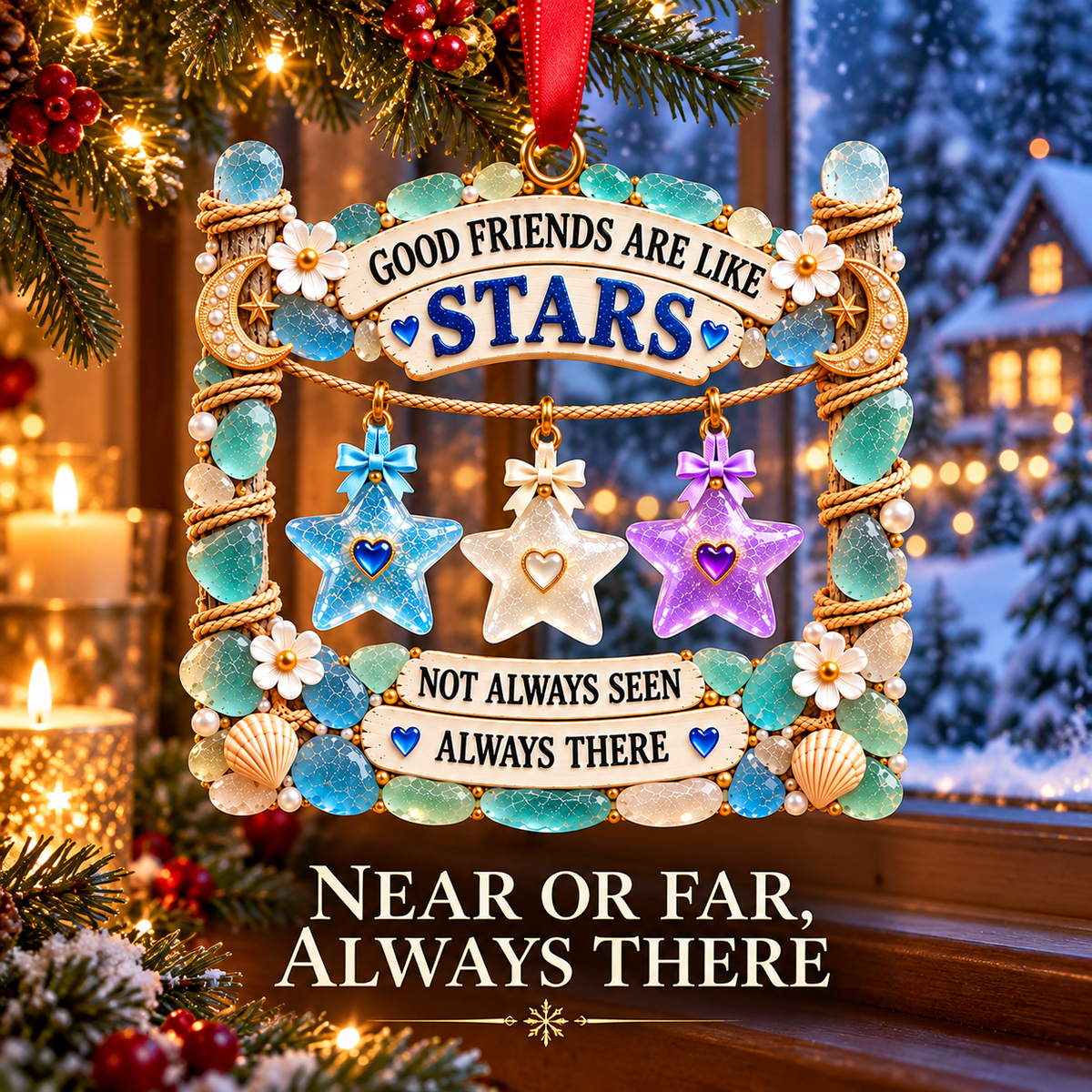 Friendship Christmas Ornaments – Funny & Heartfelt Keepsake Gifts for Best Friends