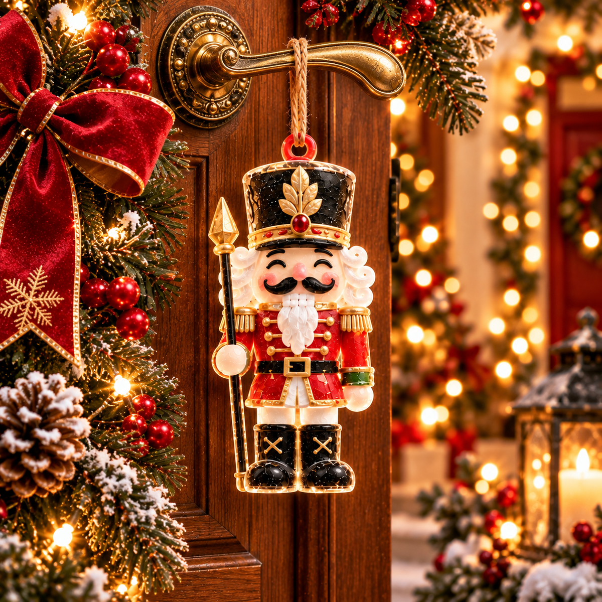 6-Piece Christmas Nutcracker Ornament Collection – Royal King, Toy Soldiers, Drummer & Cavalry Nutcracker Christmas Tree Decorations | Vintage Holiday Hanging Ornaments & Festive Keepsake Gifts