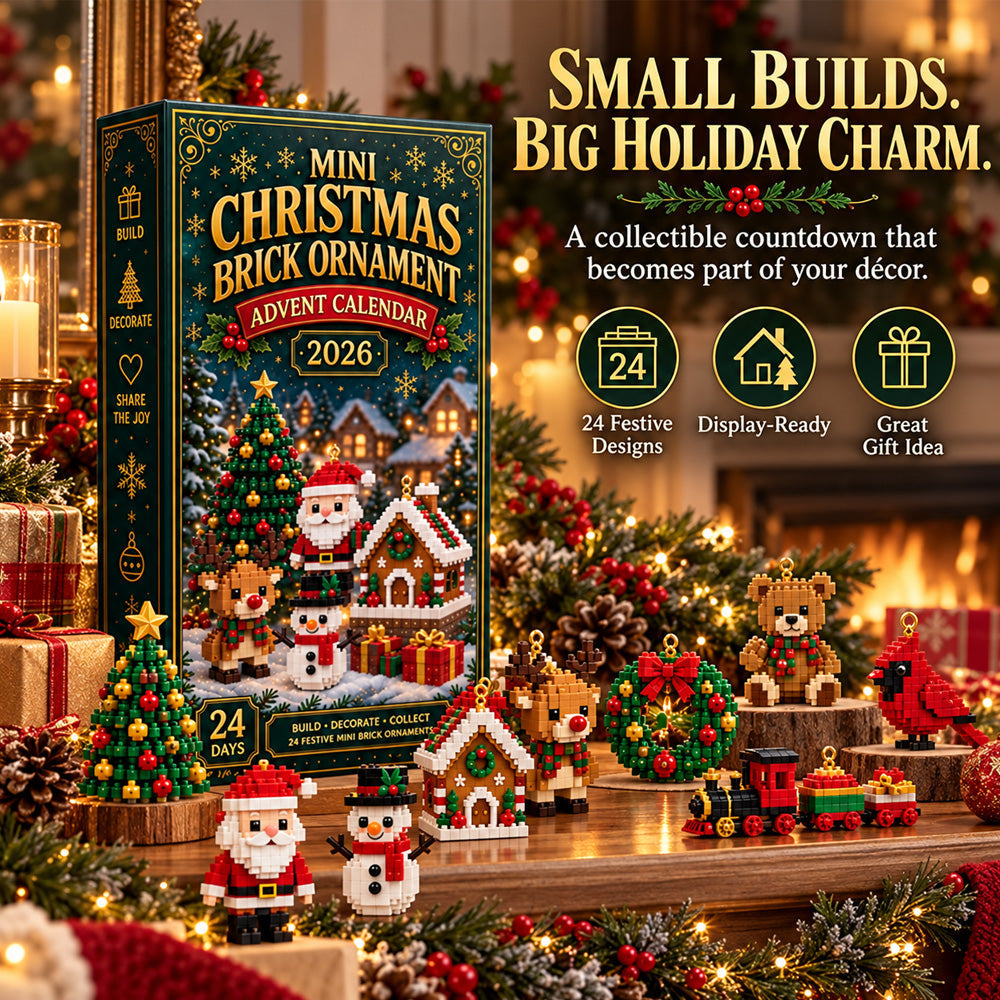 ⏳ 🎄 24-Day Mini Christmas Ornament Advent Calendar 🧱
