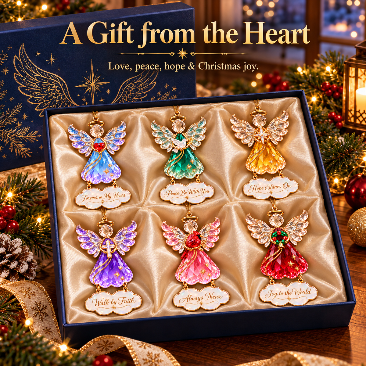Heavenly Blessings Angel Christmas Ornaments – Keepsakes of Love, Faith & Remembrance