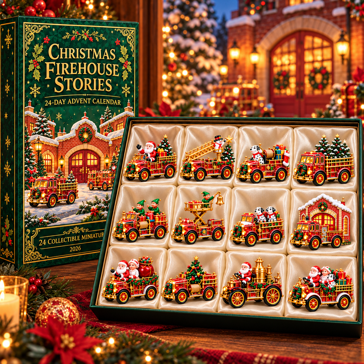2026 Christmas Firehouse Town 24-Day Advent Calendar