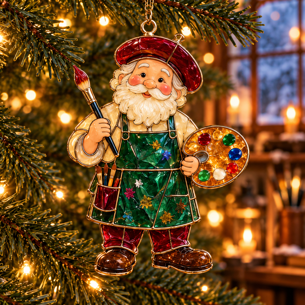 🎨 2026 Christmas Artist Ornaments – Set of 6 Creative Holiday Keepsakes