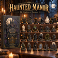 Haunted Manor Halloween Countdown Calendar 2026 – 24 Nights of Terror Gothic Miniature Collectibles