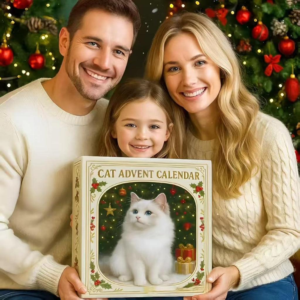 2026 Cat Advent Calendar – 24 Collectible Christmas Cat Figurines