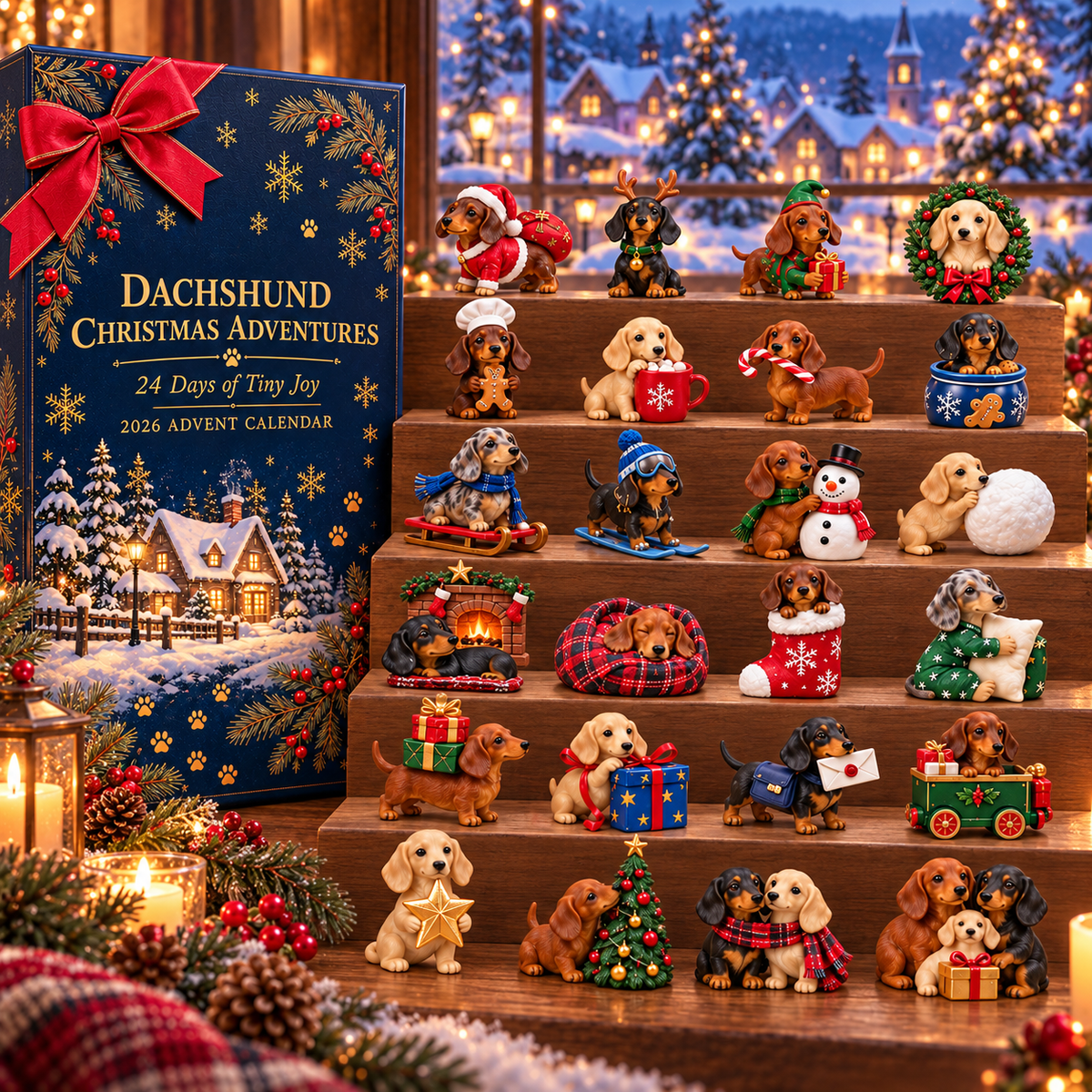 Dachshund Christmas Advent Calendar - 24 Days of Holiday Surprises