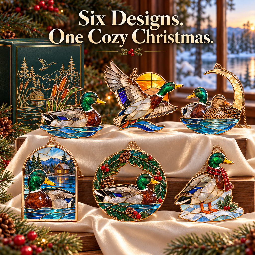 Vintage Mallard Duck Christmas Ornaments – 6 Charming Designs for Nature Lovers