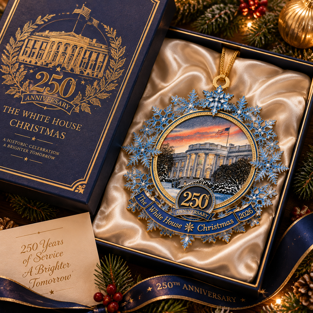 White House 250th Anniversary Christmas Commemorative Ornament – Limited Edition