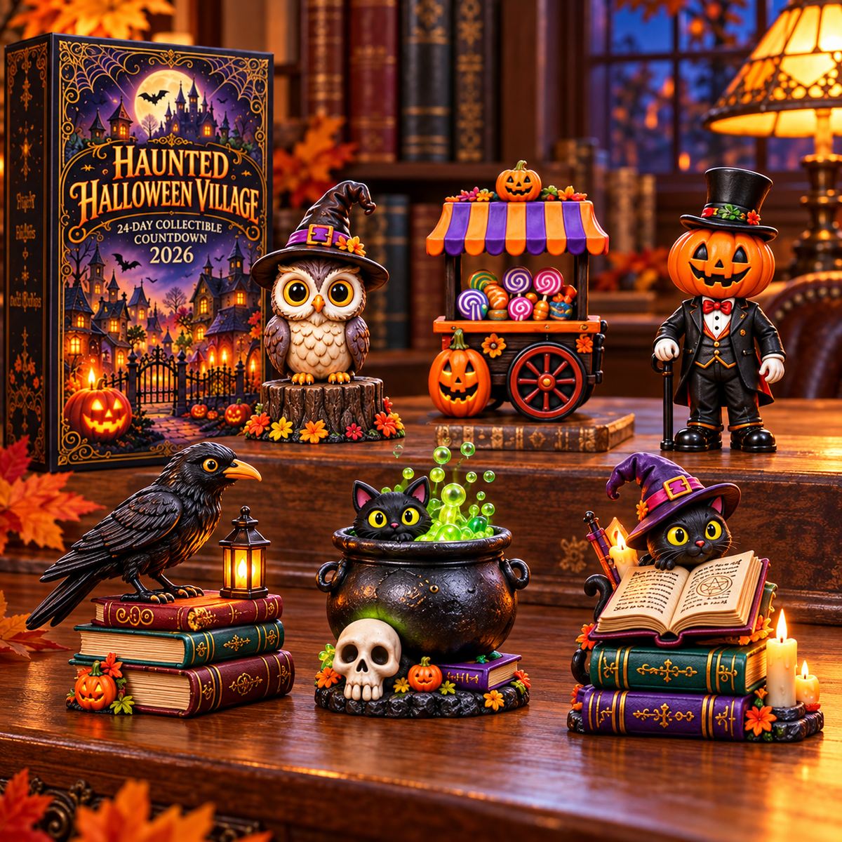 2026 Halloween Town Advent Calendar- 24-Day Spooky Surprise Countdown