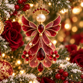 12-Month Birthstone Angel Ornament Collection – Stained Glass Christmas Tree Decorations & Meaningful Keepsake Gifts