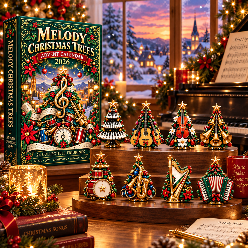 2026 Musical Instruments Christmas Tree 24-Day Advent Calendar