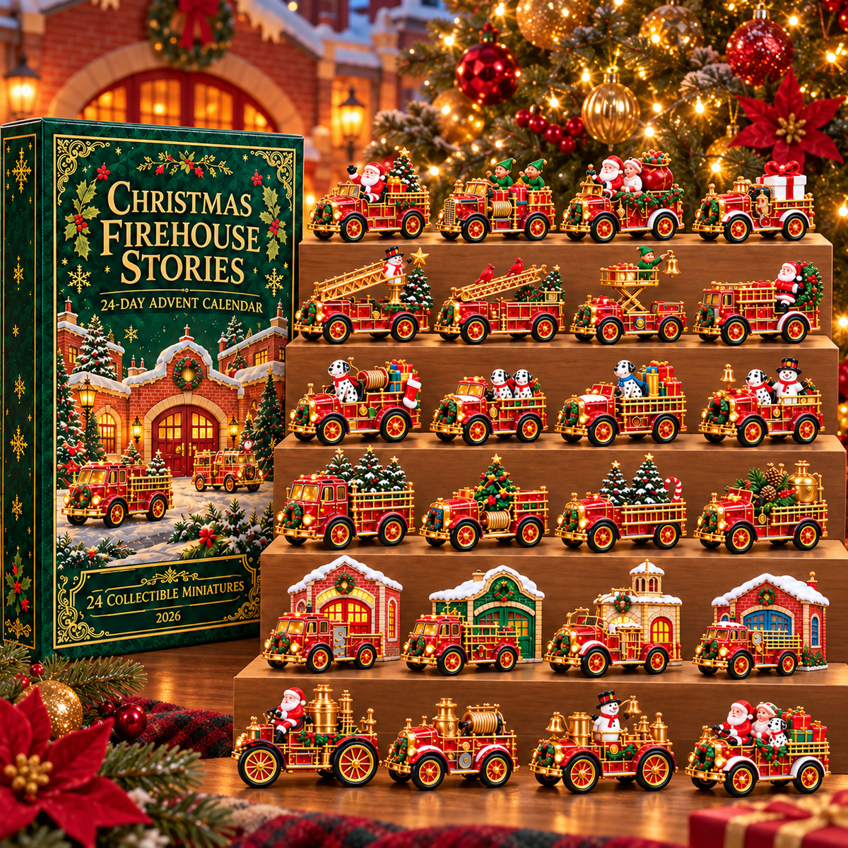 2026 Christmas Firehouse Town 24-Day Advent Calendar