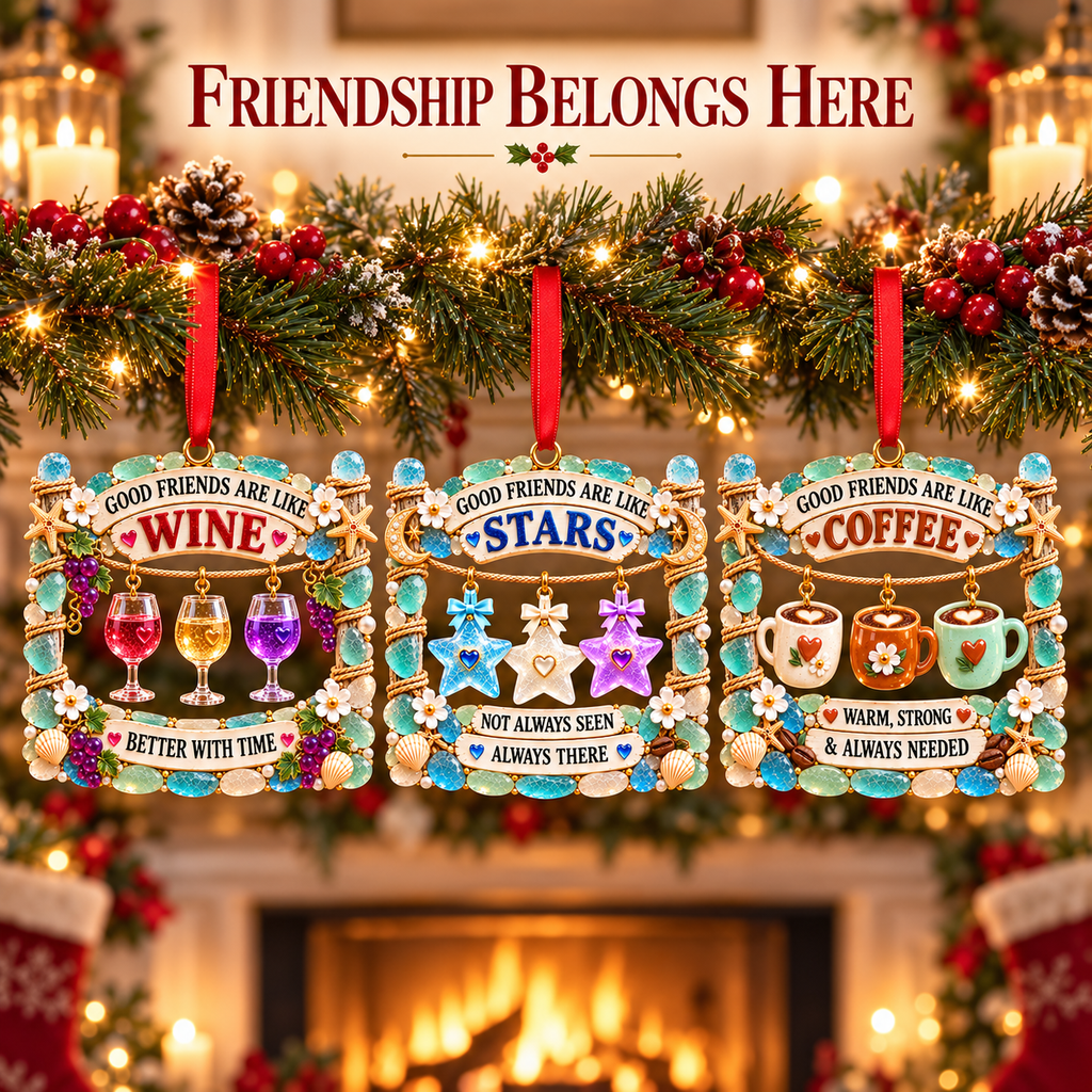 Friendship Christmas Ornaments – Funny & Heartfelt Keepsake Gifts for Best Friends