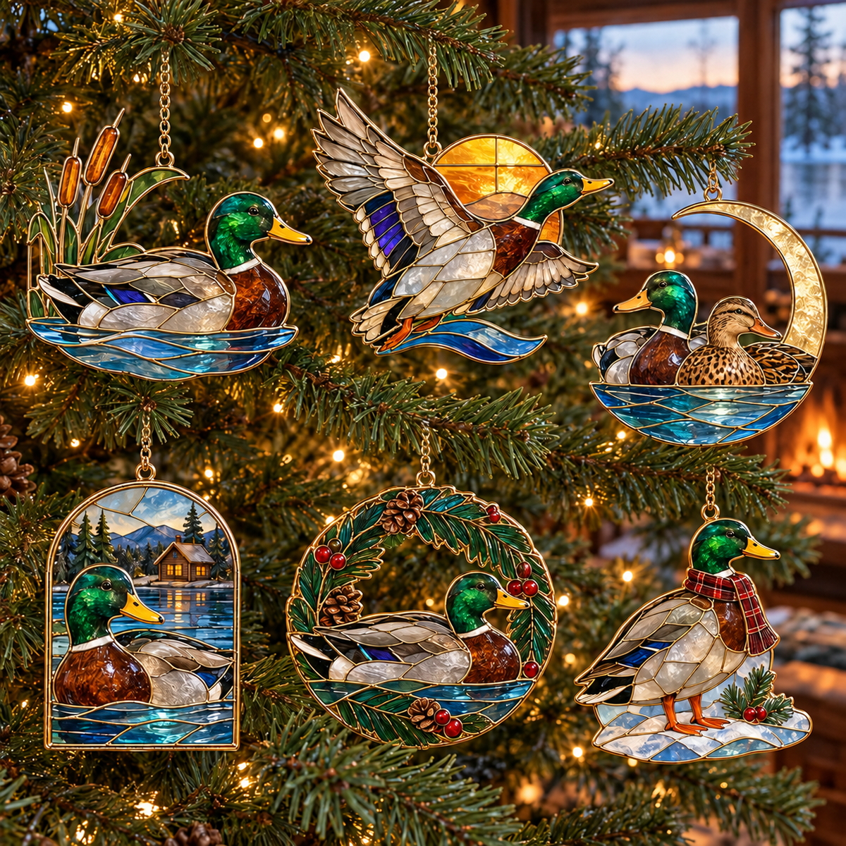 Vintage Mallard Duck Christmas Ornaments – 6 Charming Designs for Nature Lovers