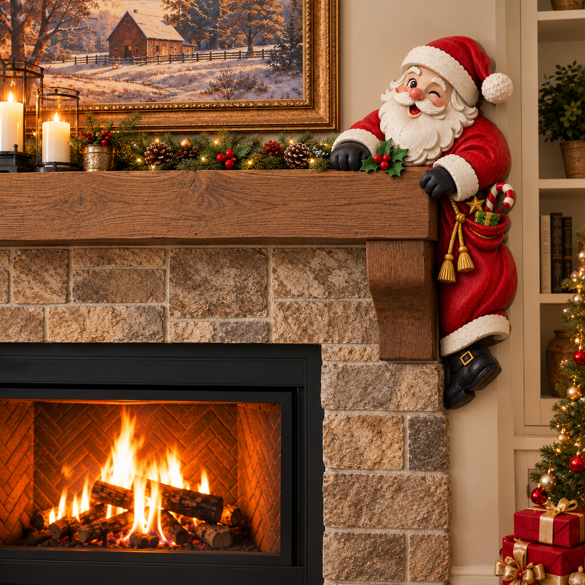 🎅 Santa Claus Door Topper – Bring the Magic of Christmas Home - image 2