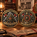 🔥 Smoke Eater Old School Firefighter Challenge Coin