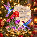 🪽 2026 Angel Wings Heart Christmas Ornaments – Set of 6 Inspirational Holiday Keepsakes