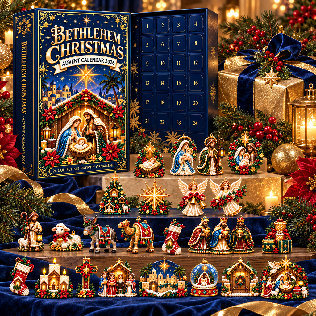 2026 Pearl, Jesus & Nativity Scene 24-Day Advent Calendar