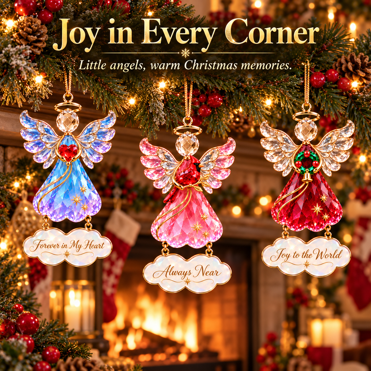 Heavenly Blessings Angel Christmas Ornaments – Keepsakes of Love, Faith & Remembrance
