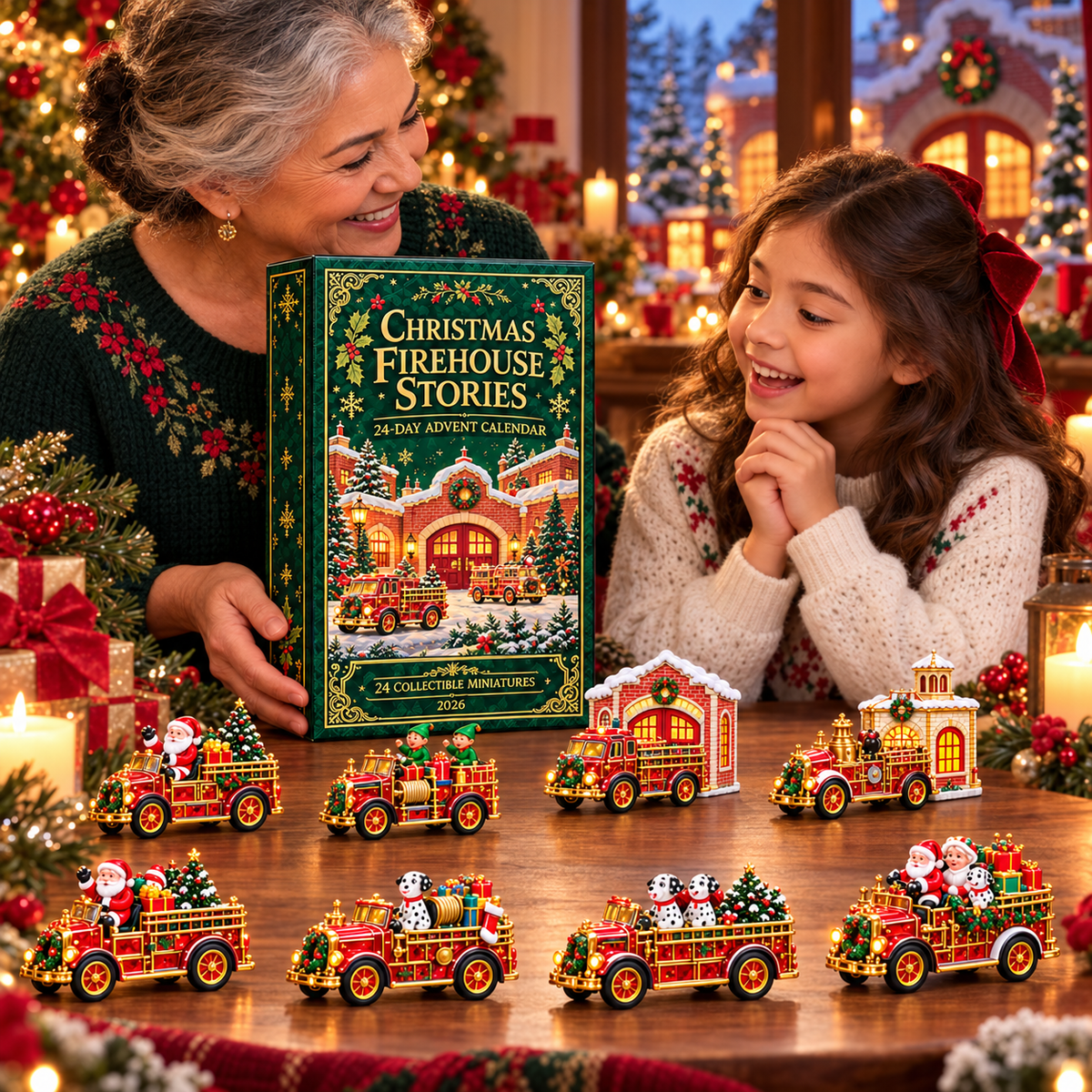 2026 Christmas Firehouse Town 24-Day Advent Calendar
