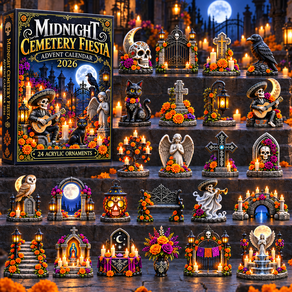 2026 Halloween Midnight Graveyard Party 24-Day Advent Calendar