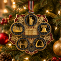 USA 250th Anniversary Christmas Tree Ornament – Patriotic Commemorative Keepsake 1776–2026