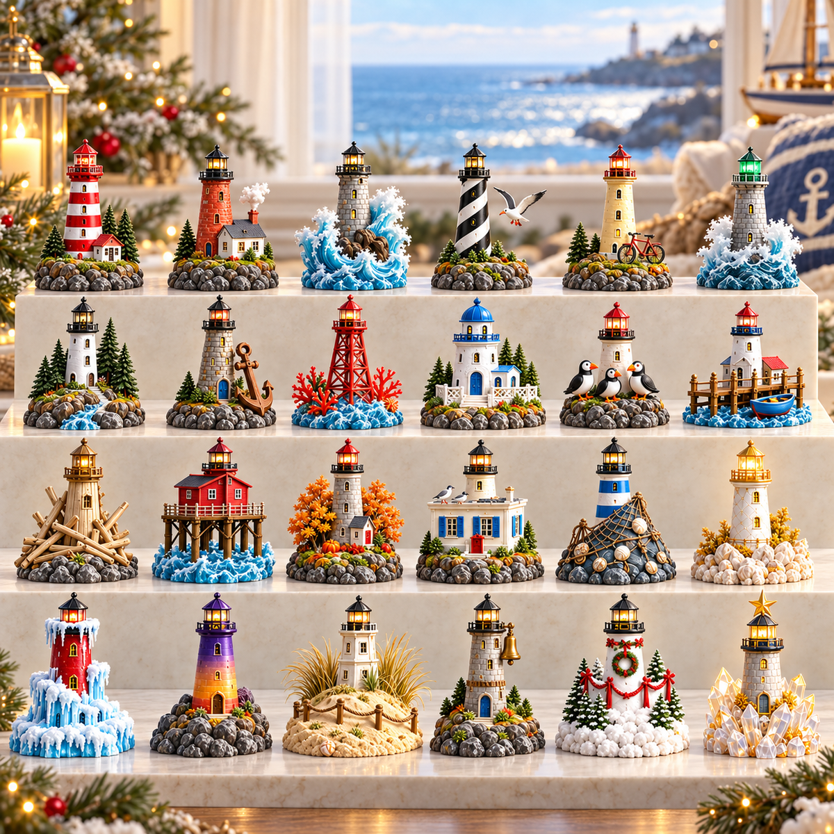 2026 American Coastal Lighthouses 24-Day Advent Calendar