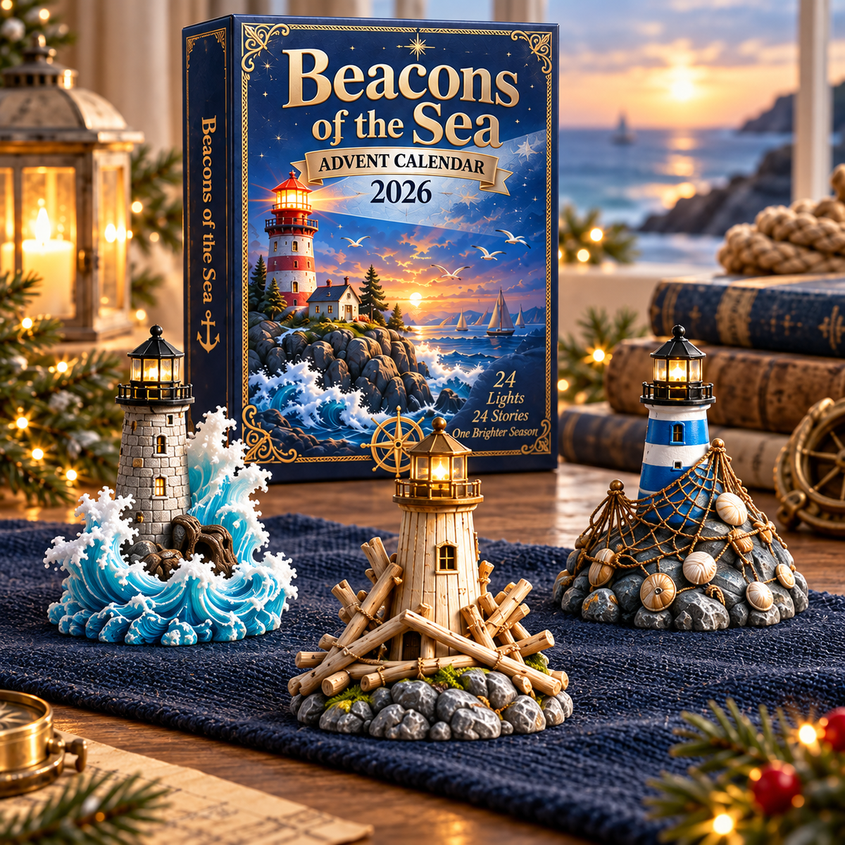 2026 American Coastal Lighthouses 24-Day Advent Calendar