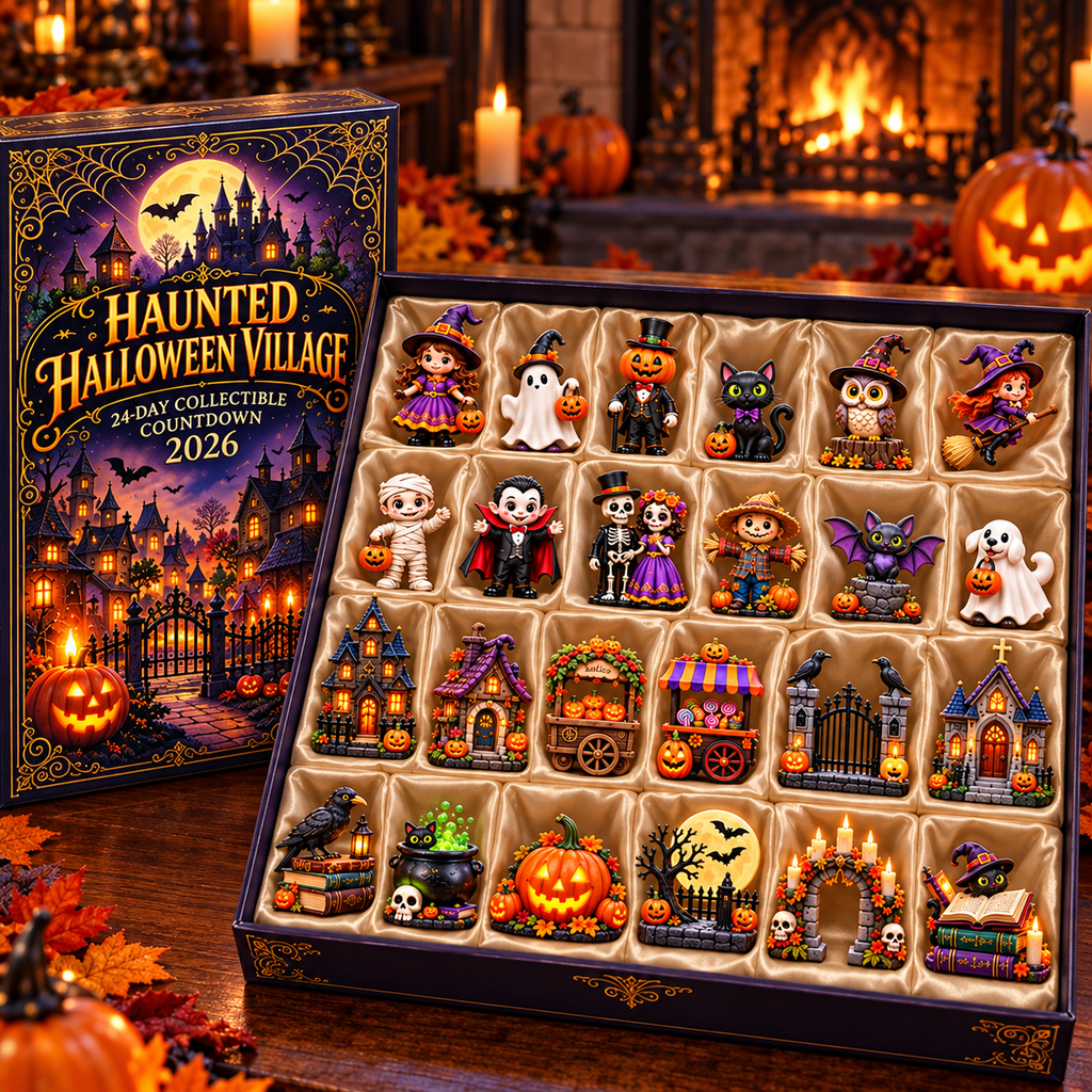 2026 Halloween Town Advent Calendar- 24-Day Spooky Surprise Countdown