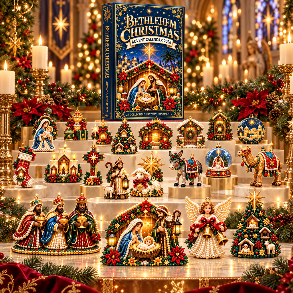 2026 Pearl, Jesus & Nativity Scene 24-Day Advent Calendar