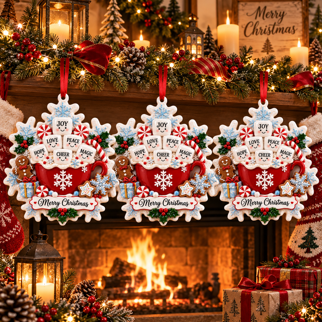 Christmas hot cocoa marshmallow ornament - product image 11