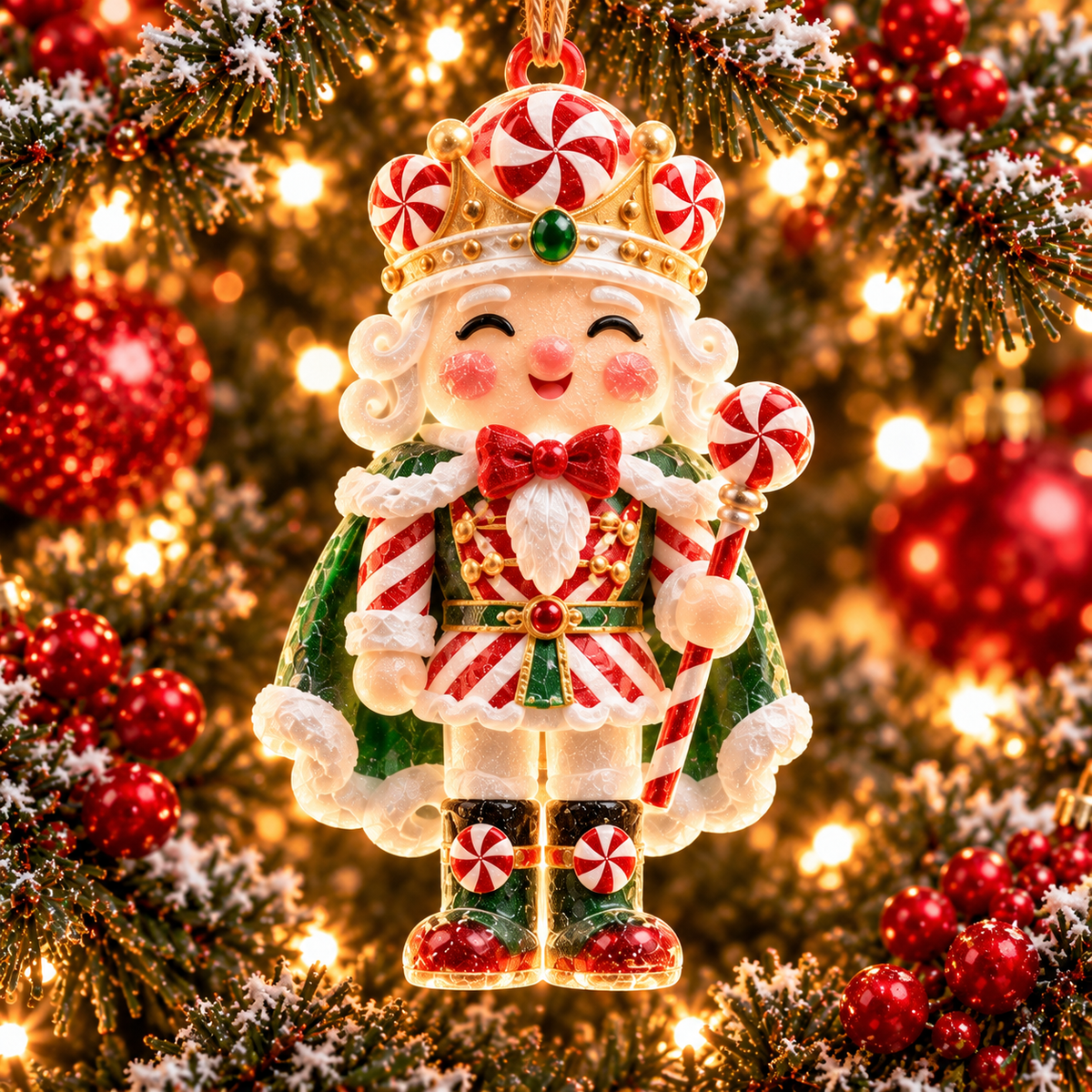 6-Piece Christmas Nutcracker Ornament Collection – Royal King, Toy Soldiers, Drummer & Cavalry Nutcracker Christmas Tree Decorations | Vintage Holiday Hanging Ornaments & Festive Keepsake Gifts