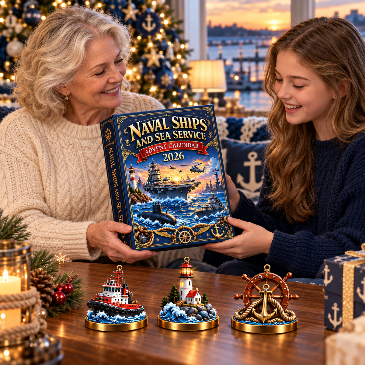 Naval Ships & Sea Service Advent Calendar - 24-Day Countdown