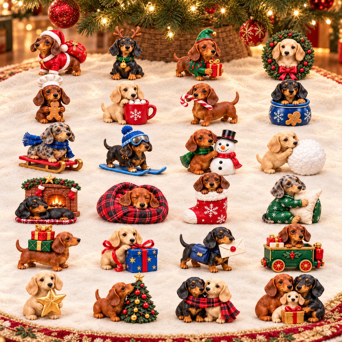 Dachshund Christmas Advent Calendar - 24 Days of Holiday Surprises