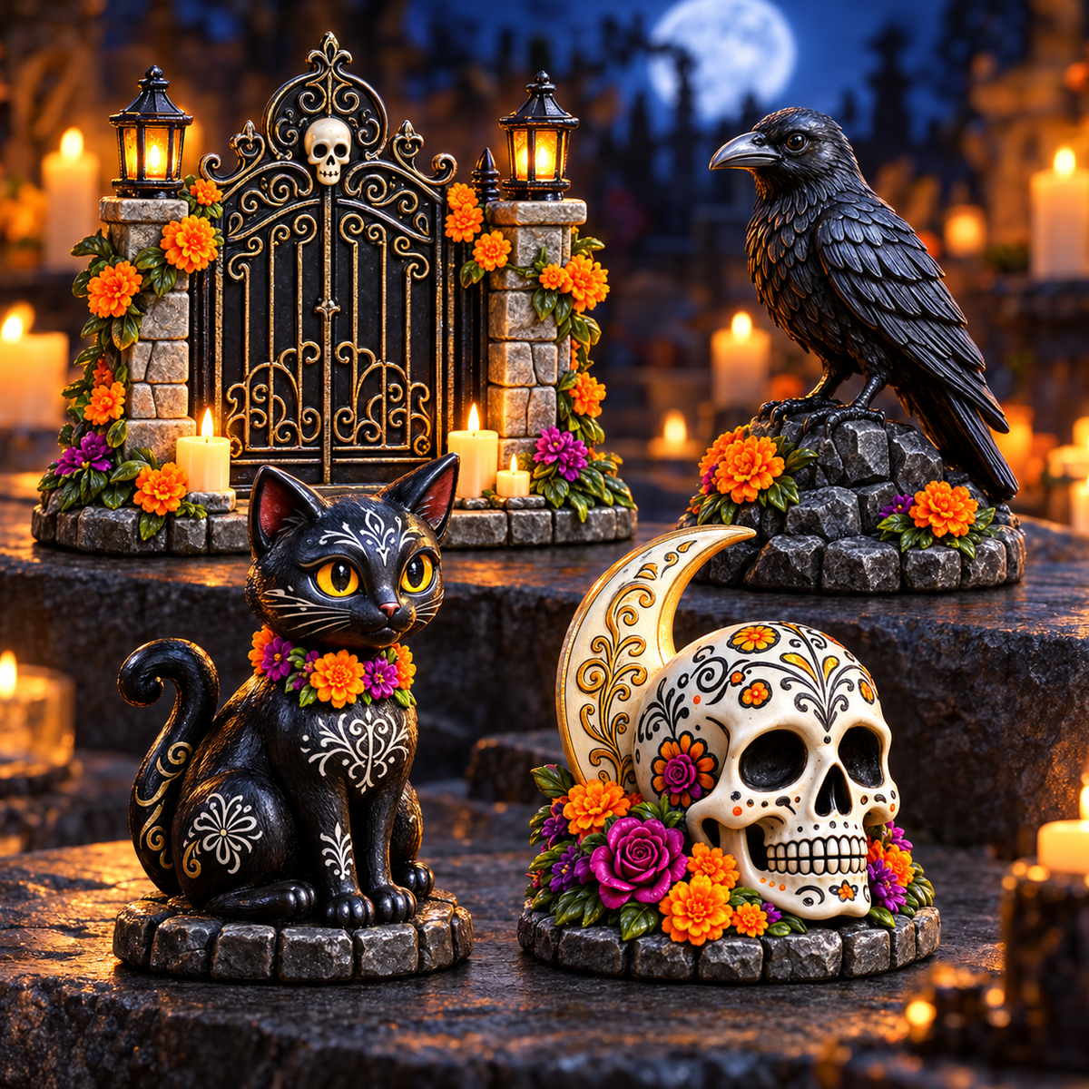 2026 Halloween Midnight Graveyard Party 24-Day Advent Calendar