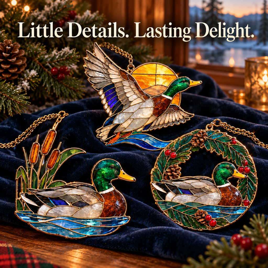 Vintage Mallard Duck Christmas Ornaments – 6 Charming Designs for Nature Lovers